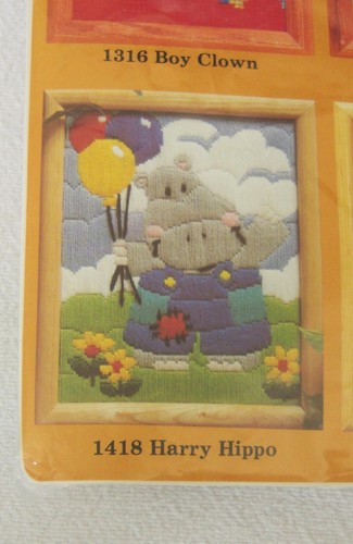 Harry the Hippo The Creative Circle Longstitch Embroidery Kit 1418 Molly Fleming - Picture 5 of 5