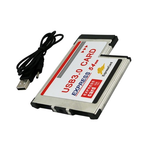 5Gbps PCI Express Card Adapter USB 3.0 2 Ports HUB PCI 54mm Slot Express C-wf - Photo 4/5