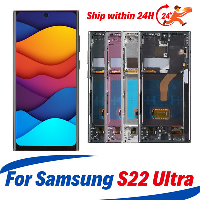 Small LCD OLED Display+Touch Screen Replacement For Samsung Galaxy S22 Ultra 5G