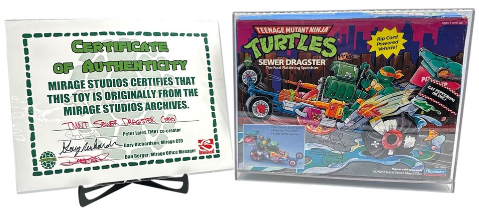 Teenage Mutant Ninja Turtles Sewer Dragster Vehicle Playmates 1990