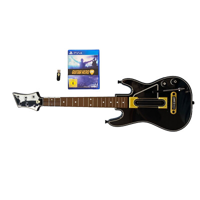 PS4 Guitar Hero Live + Gitarre + USB Adapter Dongle | eBay