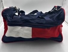 Tommy Hilfiger Duffel Bag Blue Red White Needs Repair See Pics