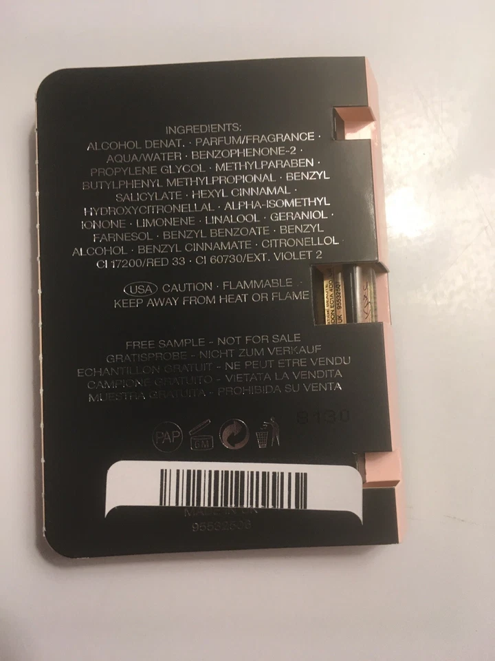 Valentino Rock'n Rose 0,06 oz 2 ml eau de parfum mini frasco de muestra de viaje para mujer Foto 2 de 4