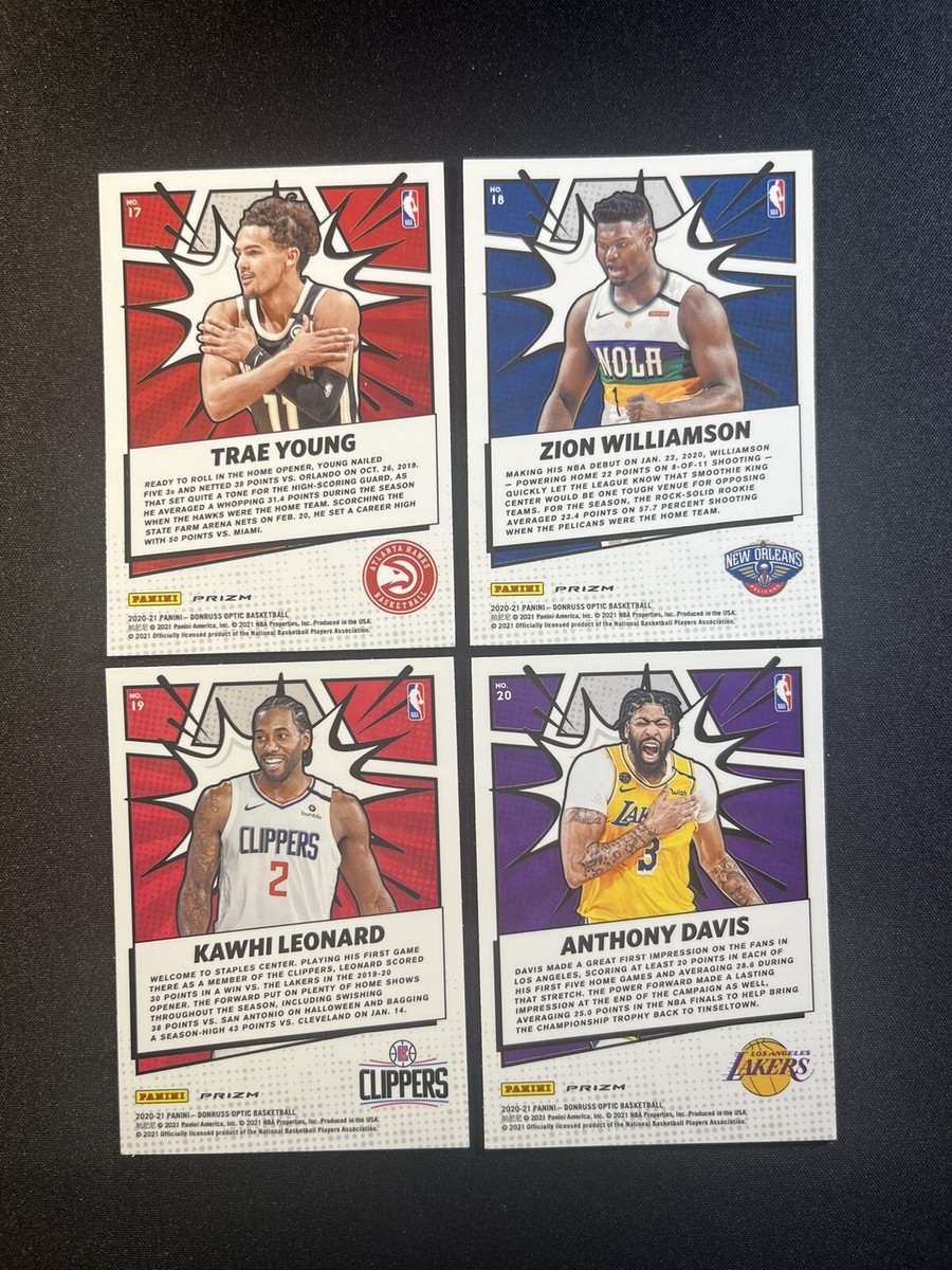 2020-21 Donruss Optic My House Holo Complete Set 1-20 Lebron James