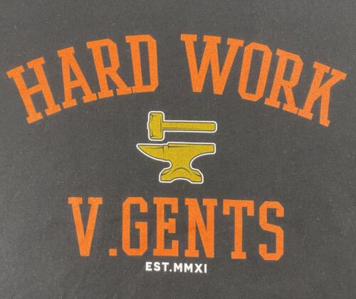 T-Shirt Violent Gentlemen matt Beleskey Herren Größe Large schwarz harte Arbeit - Bild 2 von 9