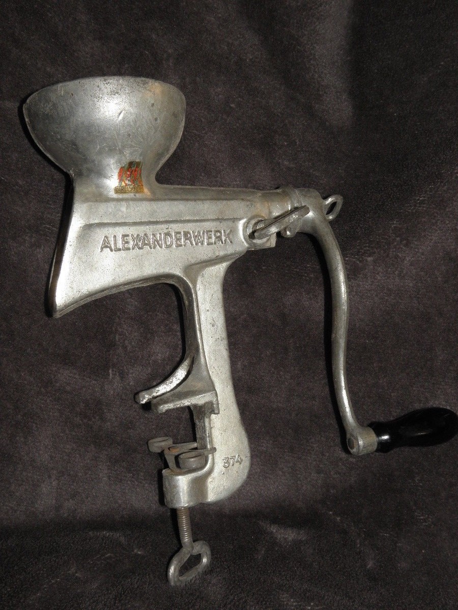 Vintage German ALEXANDERWERK Juice Grinder Mincer Handle fruit