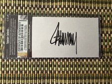 Donald J. Trump Signature President First Edition Certificate of Authenticity