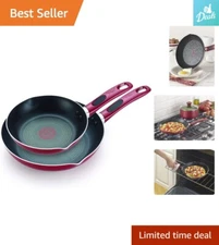 Nonstick Fry Pan Set - Thermo-Spot Heat Indicator - Dishwasher Oven Safe - 2