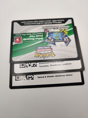 1x Tornadus, Thundurus, Landorus Pokemon Code Cards TGC Online, E-Delivery