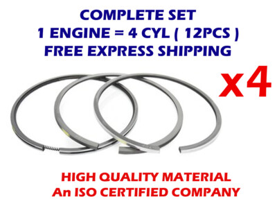 fits for NEW 4Cyl Piston Rings Set TD22255 08-209800-00 FSO 903cc Petrol Engine