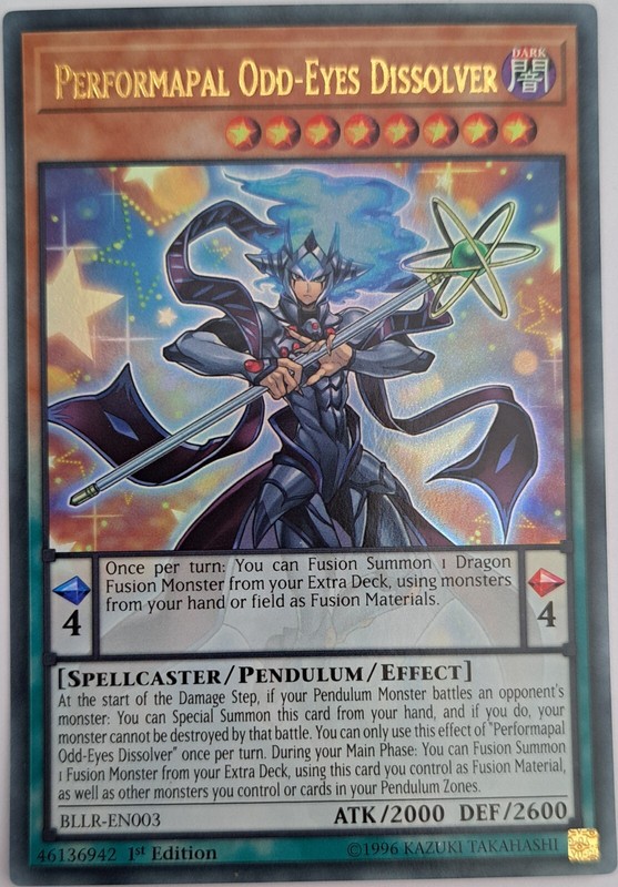 Performapal Odd-Eyes Dissolver - BLLR-EN003 - Ultra Rare - 1st Edition - YuGiOh