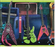 * ELECTRIC GUITARS AND BASS AMPLIFIERS SPEAKERS Wallpaper Wall bordeR Decor BAND