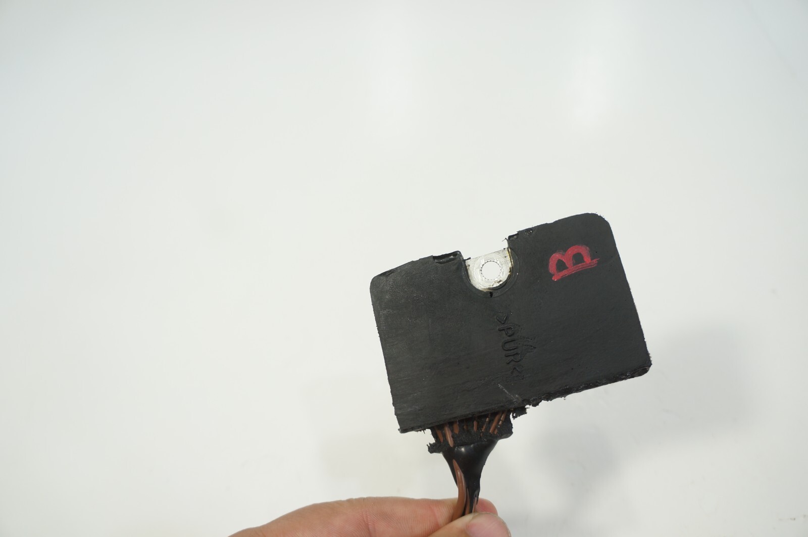 OEM BMW negative cable wire terminal clamp loom ground connector pigtail cut