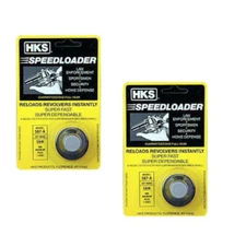  HKS 7-shot Speedloader 357 Magnum Fits S&W 686 Mag, Taurus 617 627 587-A 2-pack