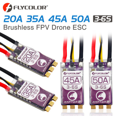 FLYCOLOR Raptor5 Brushless 3-6S Drone ESC 20A 35A 45A 50A 32Bit für FPV-Drohnen