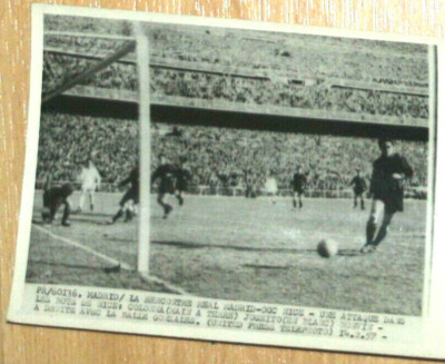 PRESSEFOTO REAL MADRID V OGC NICE EUROPEAN CHAMPIONS CUP 1/4 FINALE 1957