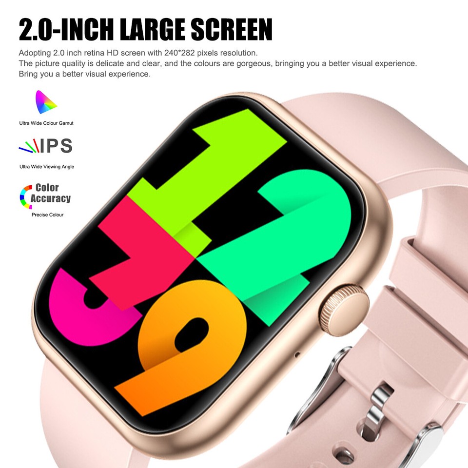 2024 Smart Watch For Men/Women, Waterproof Smartwatch Bluetooth iPhone
