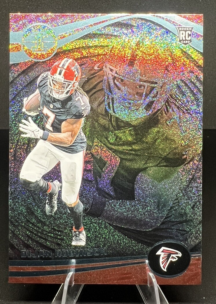 2023 Panini Illusions Bijan Robinson DOTS  Trophy Collection #6 Falcons RC