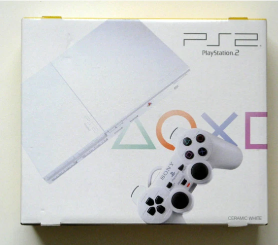 Sony PS2 PlayStation 2 Console Ceramic White SCPH 90000CW Slim New