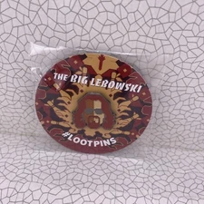 The Big Lebowski "The Dude" Jeff Bridges Enamel Pin/Brooch Loot Crate EXCLUSIVE