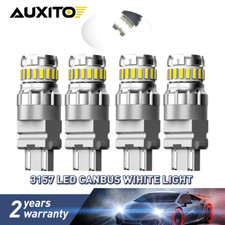 4x Auxito 3157 Canbus Led Reverse Brake Turn Signal Parking Light Bulbs 6000k