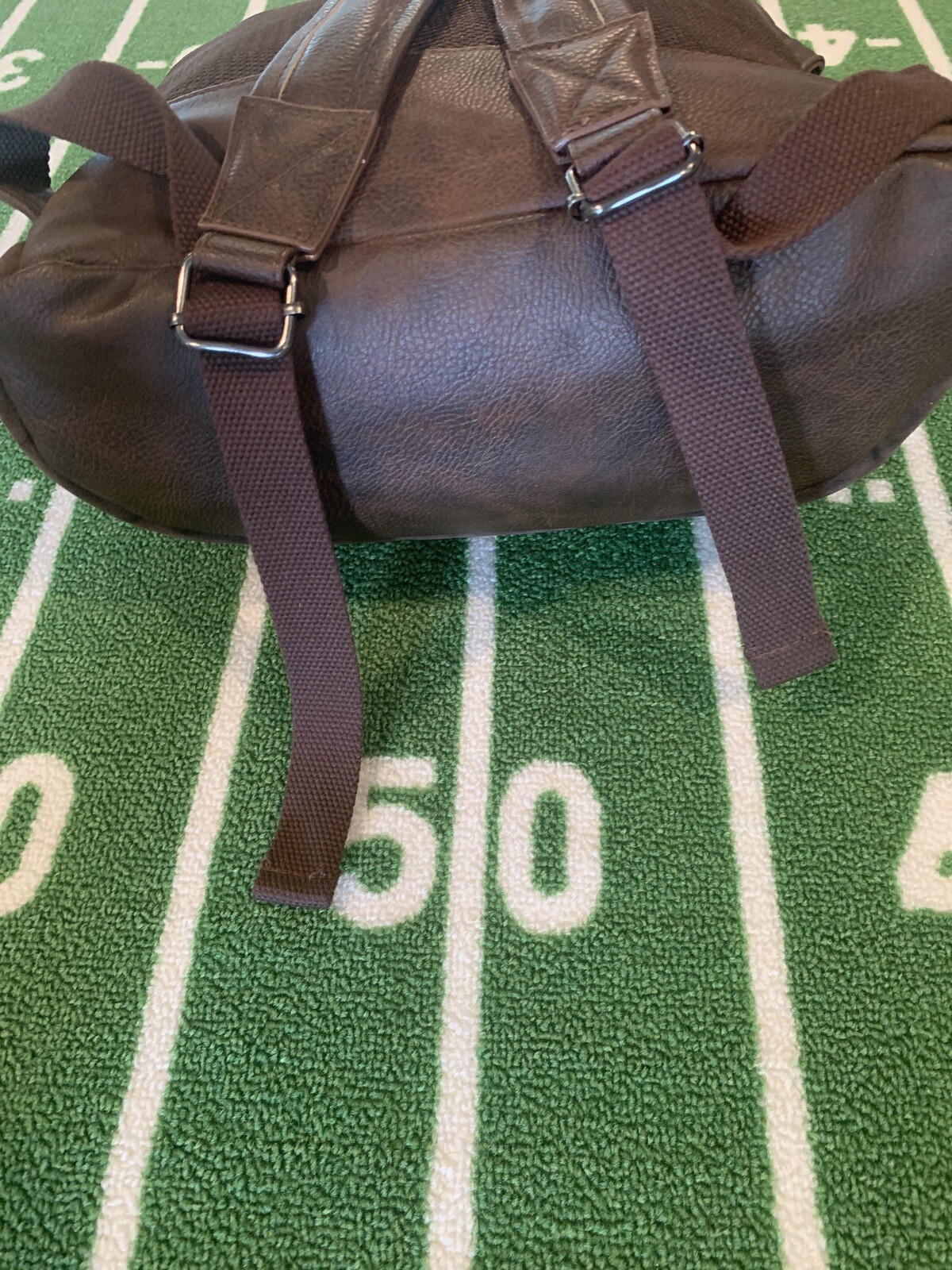 James Campbell Brown Leather Backpack SS-BP10818AQ $158 image 8