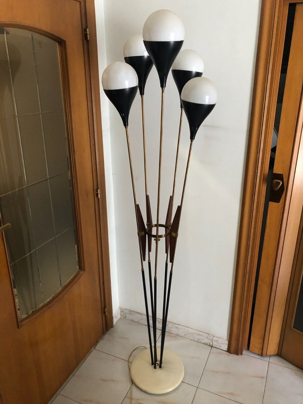 Lampada da terra Alberello Stilnovo anni '50 foto 2