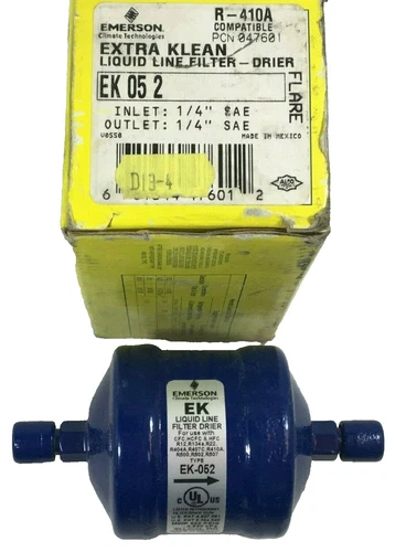 ALCO EK052 CONTROLS LIQUID LINE FILTER DRIER INLET / OUTLET 1/4" ODF NEW