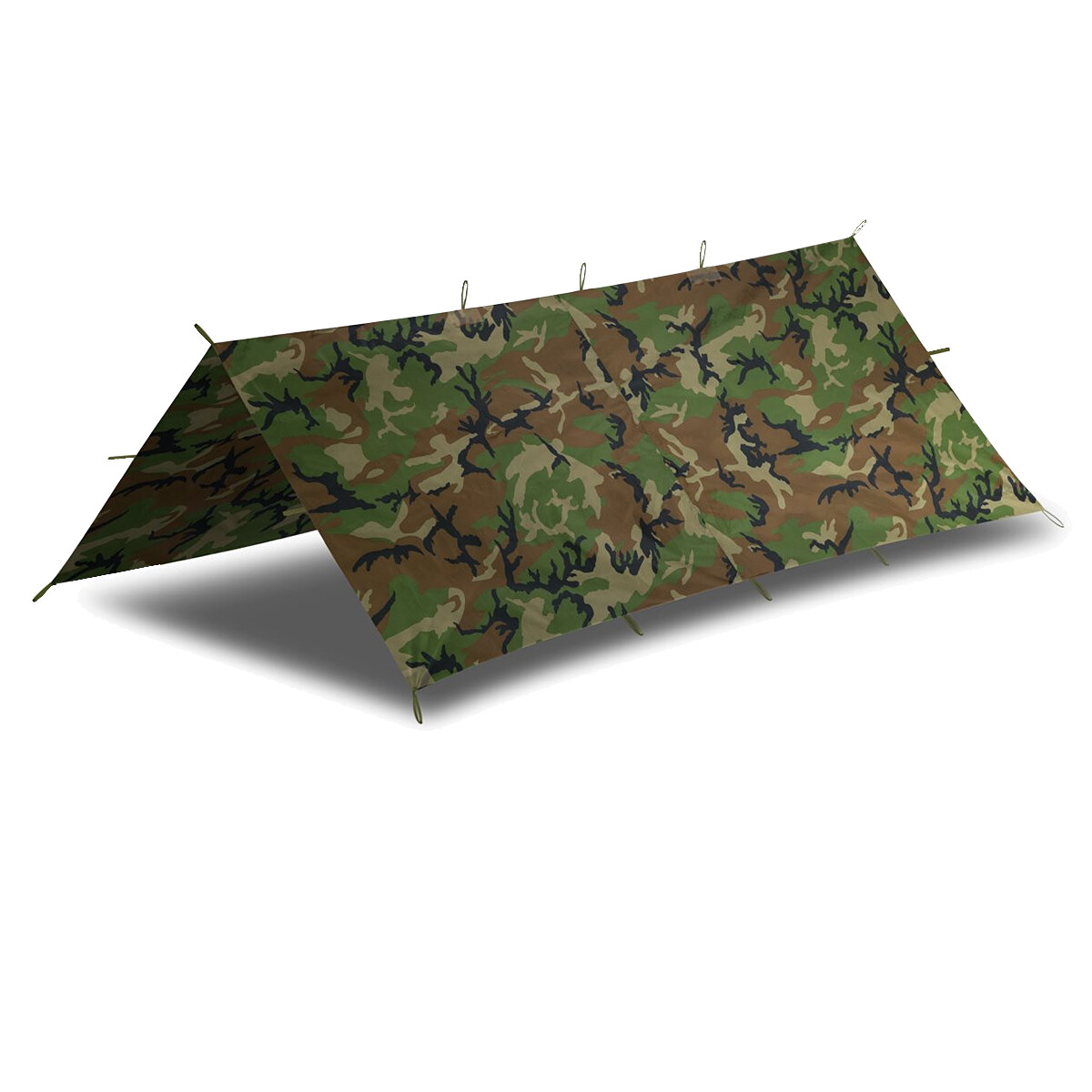 Helikon Supertarp Small Waterproof Versatile Durable US Woodland Camo