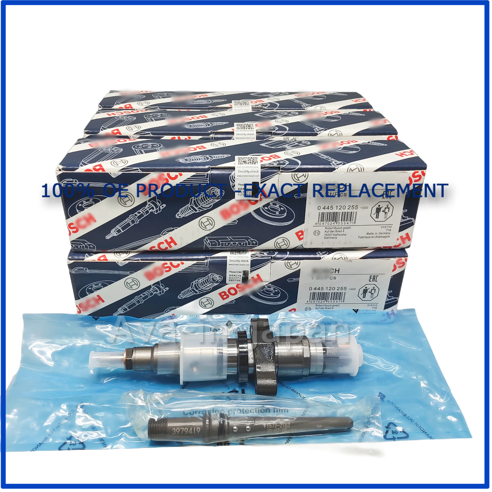 6X Fuel Injector 0445120255 Fits 03-04 Dodge Ram 2500 3500 5.9L Cummins Diesel