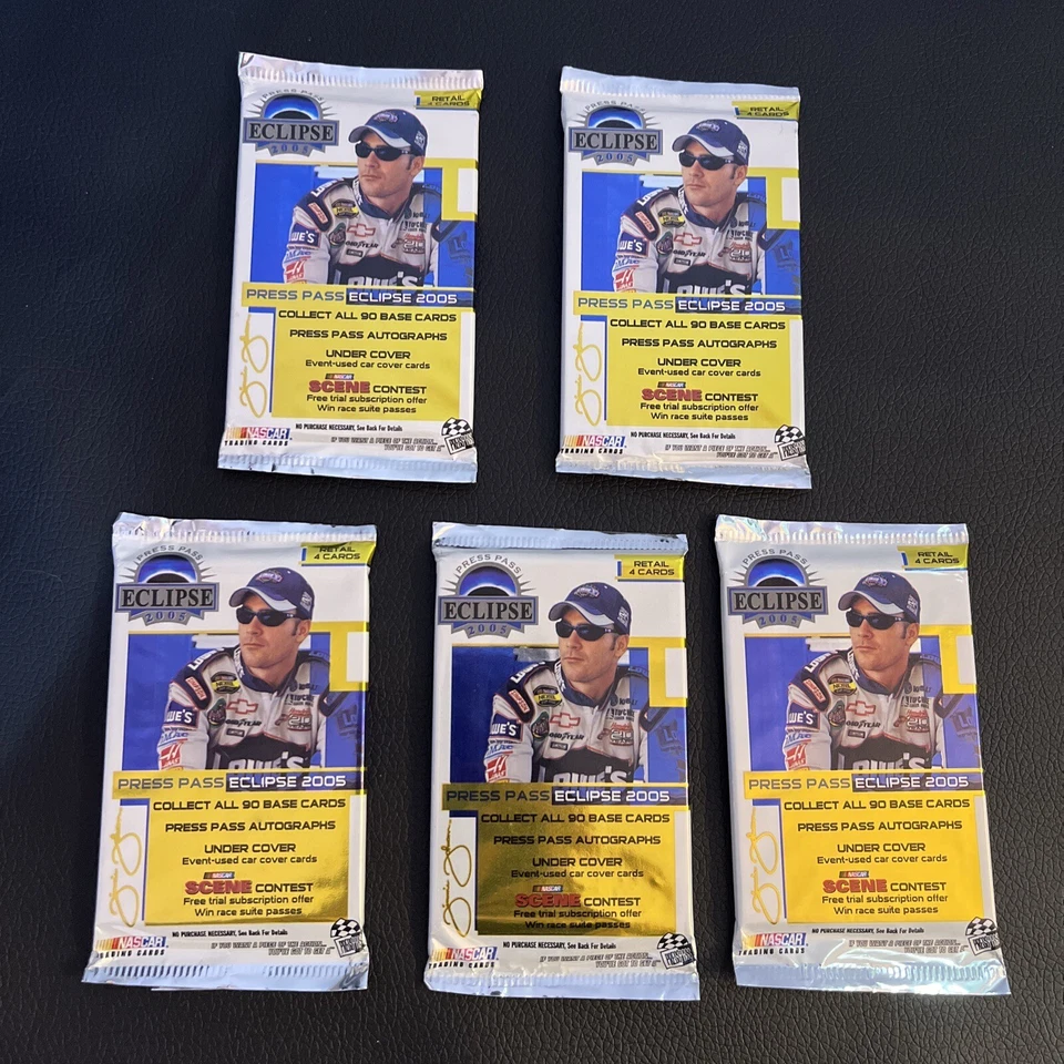 Ten (10) Unopened Press Pass Eclipse 2005 Nascar Trading Cards Packs - Image 3 of 4