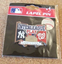 2018 New York Yankees Washington Nationals Interleague Play pin Yankee Stadium