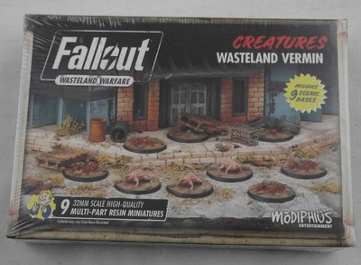 Modiphius Entertainment Fallout Wasteland Warfare Vermin Creatures Miniatures Se