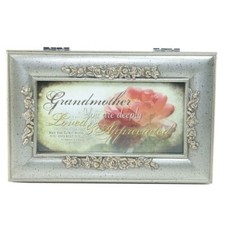 Cottage Garden Petite Music Box PR131SC Grandmother Scripture