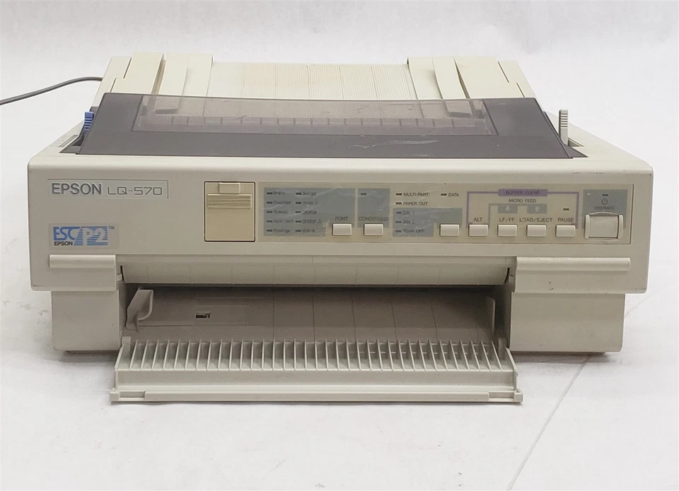 Epson LQ-570 Model P630A Standard Dot Matrix Impact Parallel Printer PARTS - Image 2 of 4