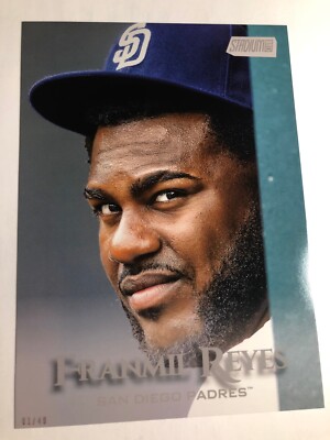 2019 Topps Stadium Club Jumbo 5x7 Franmil Reyes Padres 210 01/49