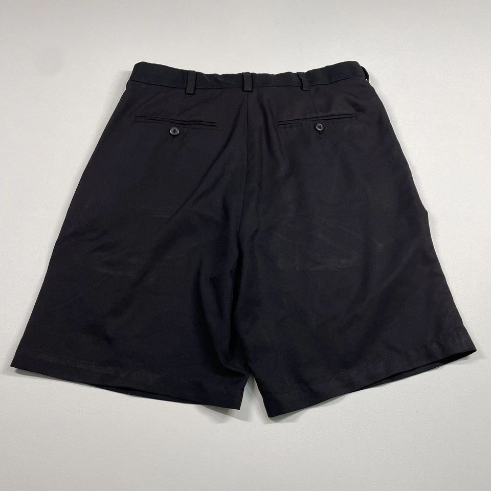 Shorts Savane masculino 32 preto desempenho golfe chino golfista - Imagem 2 de 4