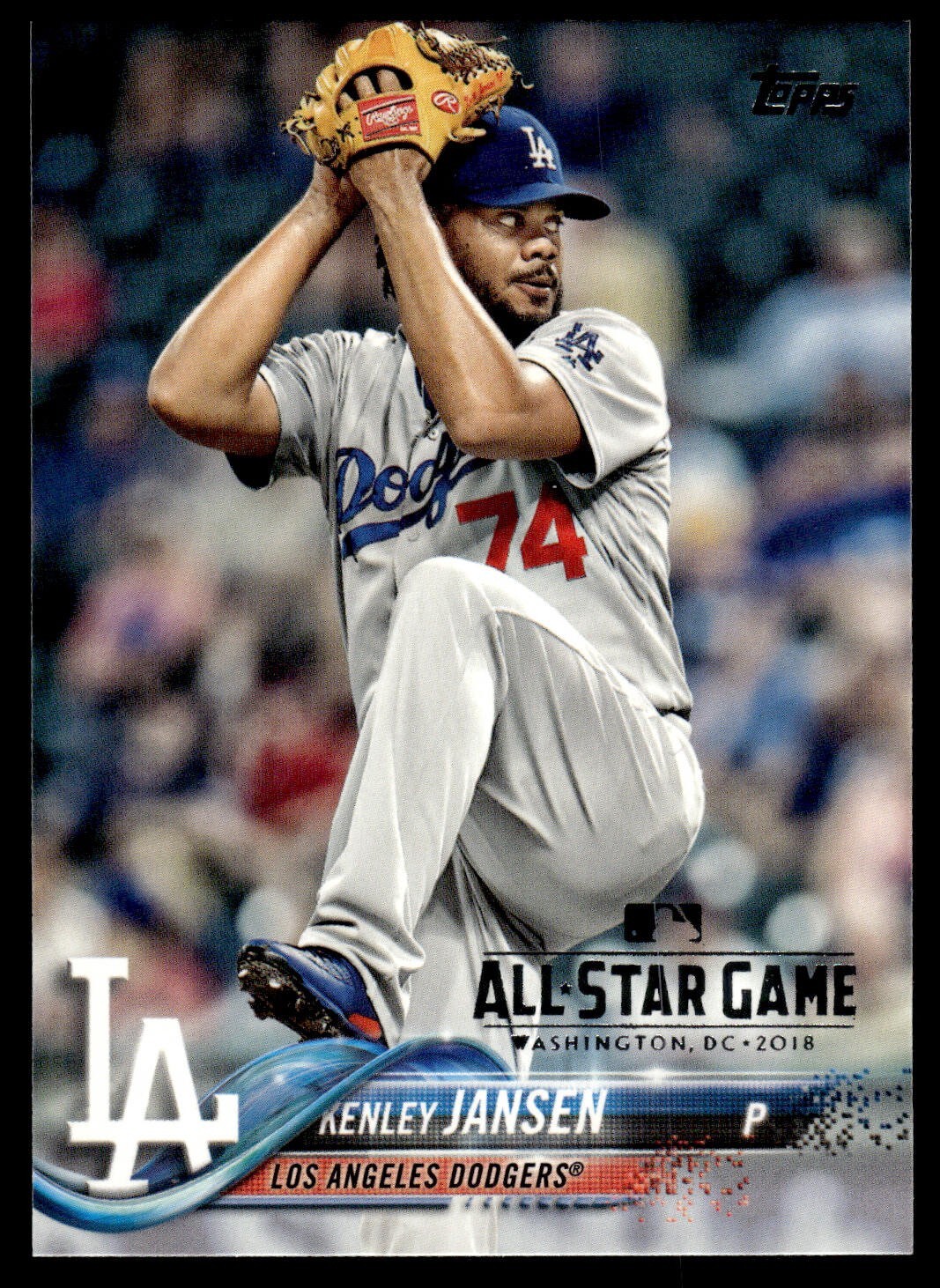 2018 Topps - Kenley Jansen #696 Dodgers All Star Game Stamp SP