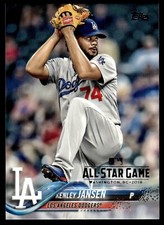 2018 Topps - Kenley Jansen #696 Dodgers All Star Game Stamp SP