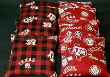TEXAS A M University AGGIES CORNHOLE BEAN BAGS Tailgate Game 8 ACA Bags