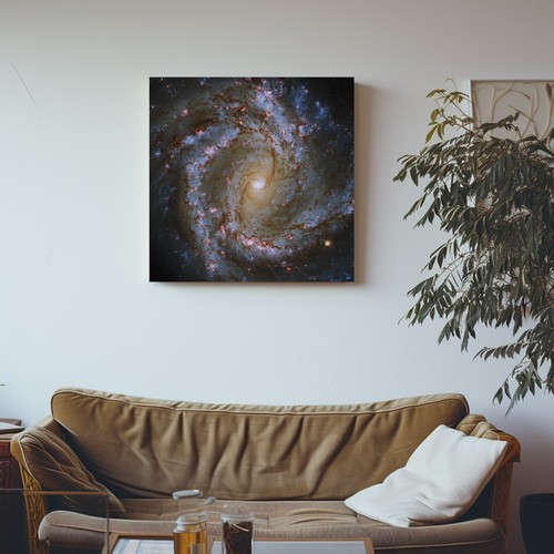 Galaxy Universe Space Canvas Print Wall Art, Home Decor Wall Hanging - Picture 5 of 10