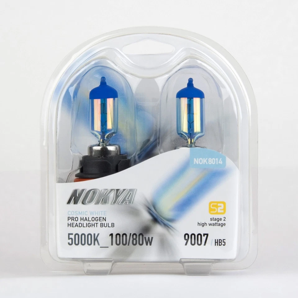 Nokya 5000K White 9007 Nok8014 100/80W Two Bulbs Head Light Replace Upgrade Lamp - Image 2 of 4