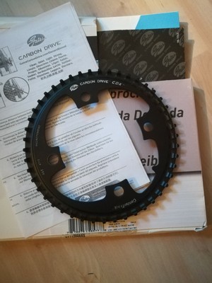 s l400 Gates CDX Carbon Drive Belt Front 46T 4 Bolt Sprocket 110 BCD Chainring | Cirith Ungol Online