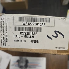 WP12722815AP NEW OEM KitchenAid, Whirlpool Refrigerator Door Mullion 