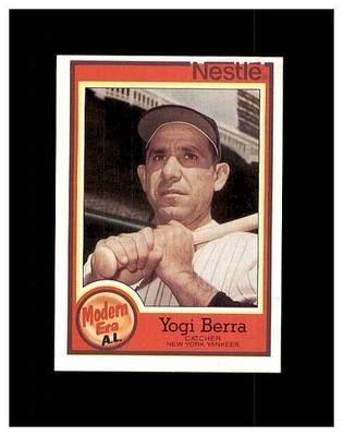 1987 TOPPS NESTLE DREAM TEAM YOGI BERRA #19 NEW YORK YANKEES