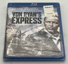Von Ryan's Express Blu-ray Frank Sinatra Trevor Howard Rare OOP New Sealed