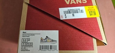 Size 5 - VANS Old Skool Rainbow Checkerboard Brand New In Box