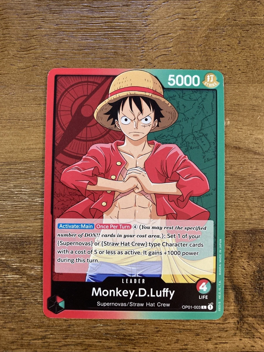 Monkey.D.Luffy OP01-003 Romance Dawn for sale | eBay