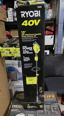 #ad #ad Ryobi RY40ST01K 40V 15quot; Expand It Attachment Capable String Trimmer $79.99