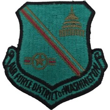 United States Air Force District Of Washington Subdued Uniform Command Patch